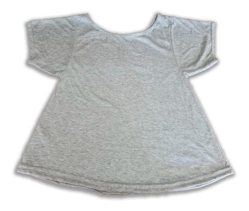 Women's Flared Sublimation Sublimated T-shirt Spun Print TC 2
