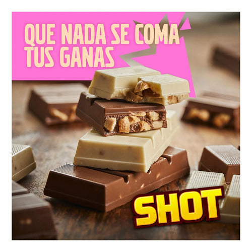 Shot Chocolate De Leche Con Maní Shot Pack X20 1