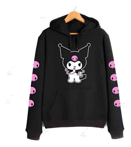 Estampacenter Kuromi Hush - Hoodie Sweatshirt - Aesthetic - Hip Hop 0