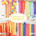 PartyWoo Crepe Paper Streamers, 6 Rolls 4