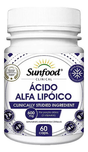 Sunfood Alpha Lipoic Acid 60 Capsules 600mg 0