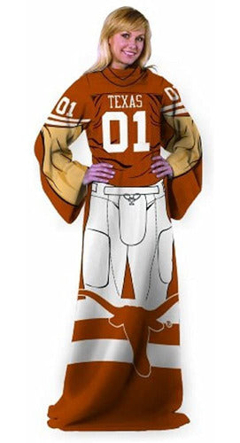 Northwest NCAA Texas Longhorns Full Body Player Manta Cómo 0