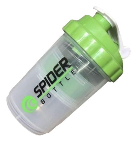 Opaa! Botella Mezcladora Spider Vaso Shaker Proteína 3 En 1 3