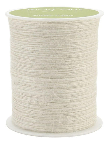 May Arts 1mm Burlap String (roll 400 Yard) Ivory 0