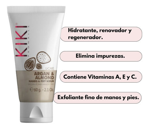 Idraet Exfoliante Manos Y Pies Hidratante Regenerador Argan 1