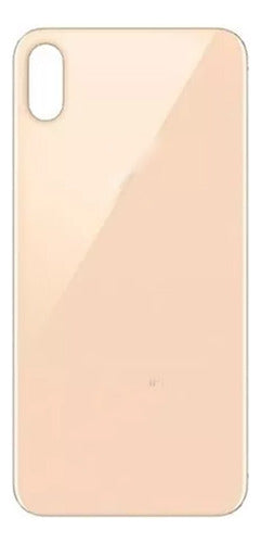 Apple Compatible Tapa Trasera Vidrio iPhone X Gold Rose 0