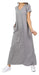 MC MODA ARGENTINA Women's Summer Comfortable Dress, Long Casual Modal 0