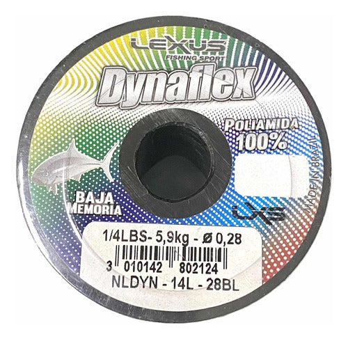 Lexus Nylon Dynaflex 1/4lbs 0.28mm 5.9kg Yellow 0