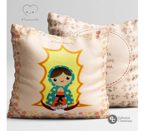Decorative Cushions with Cheerful and Sweet Religious Illustrations 0