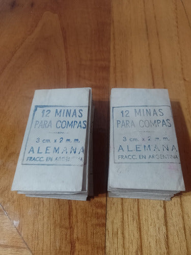 27 Sobres Minas Para Compás Alemanas 3 Cm. 1