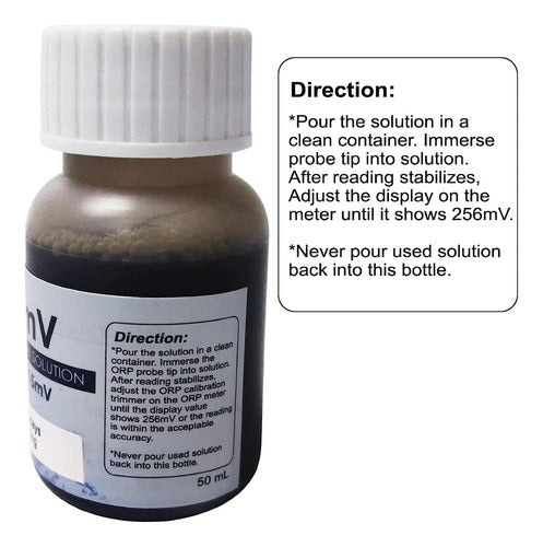 Calibration Solution ORP 256mV Oxidation Reduction Potential 1