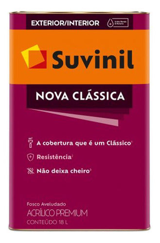 Suvinil Nova Clássica Fosco 18 Litros Algodão Egípcio 0