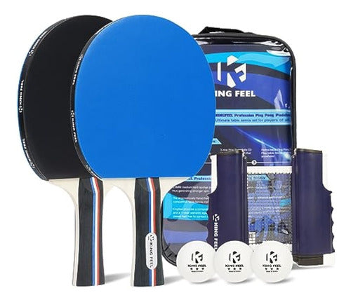 GENÉRICA Portable Table Tennis Paddle Set, 2 Rackets 0