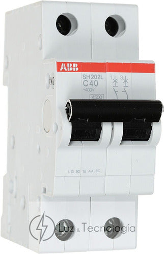 ABB Bipolar Thermal Switch 2x 50A 4.5kA SH202 * Offer * 1