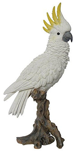 Hi-Line Gift Ltd Cockatoo on the Branch Statue 0