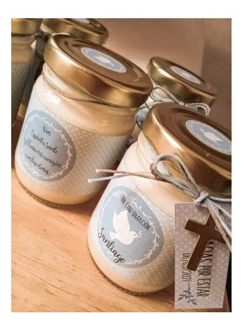 Fleur Organic Aromatic Soy Wax Candles in Glass Jar with Lid 3