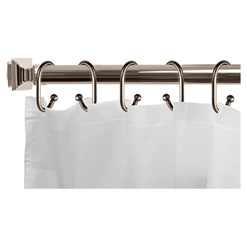 Splash Home Ganchos De Ducha Decorativos, Anillos De Metal R 3