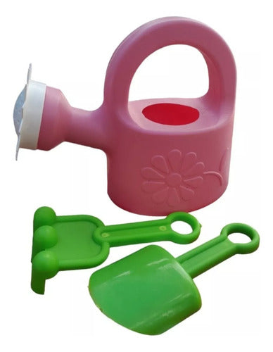 R y V Toys 6 Set Watering Can with Shovel and Rake Pack of 6 Units 0