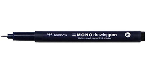 Tombow Mono Drawing Pen, Size 03, Pack of 12 0