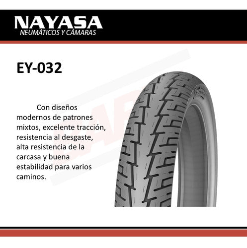 Cubierta Moto 90/90-18 Nayasa Ey032 2