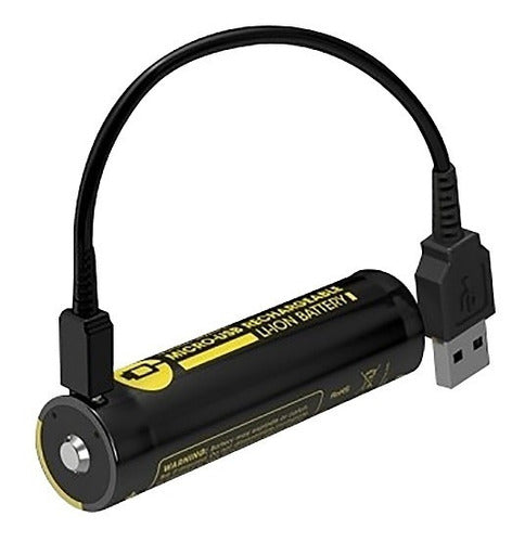 Nitecore 18650 Recargable 3500mah 3,6v Con Puerto Micro Usb 0