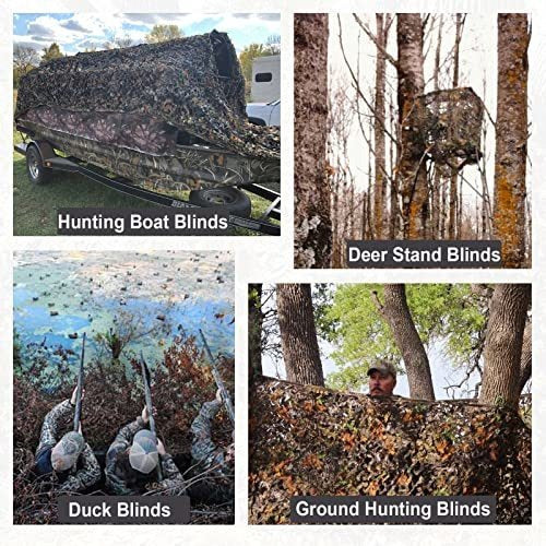 Iunio Camouflage Shade Netting Biomechanical Leaves (2x1.5m) 3