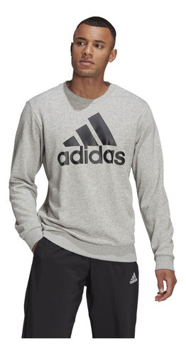 Adidas Grey Hoodie for Men - GK9077 Flex 1