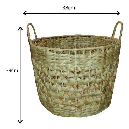 OutdoorGarden_deco Natural Fiber Basket Organizer Container 6