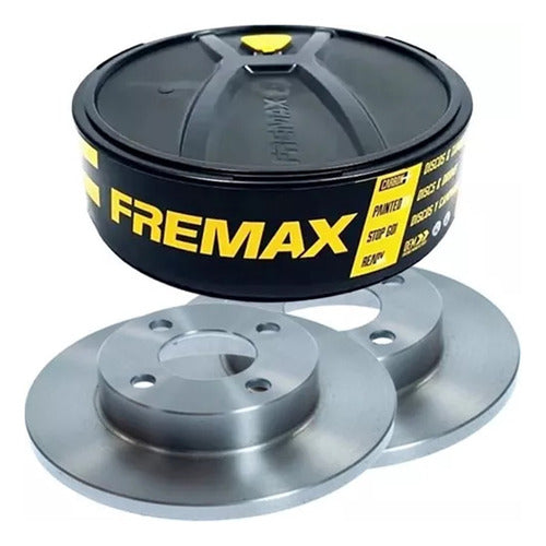 Fremax Kitx2 Discos De Freno P/ Peugeot 206 207 1.4 Delantero Solid 0