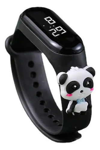 Reloj Digital Pulsera Infantil Led Silicona Banda Cute Malla 1