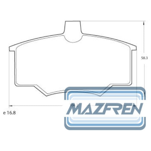 Mazfren Brake Pads Fiat Duna Uno Cavallino Free Installation 2