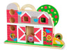 ~? Melissa & Doug Go Tots Wooden Barnyard Tumble With 4 Disk 0