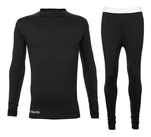 Bodytherm Thermal Cycling Combo: Long Sleeve Shirt + Long Pants with Padding 1