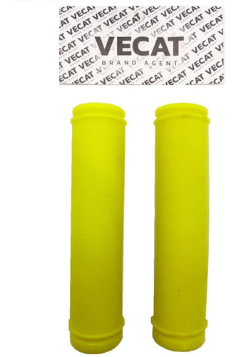 Economic Fluorescent Yellow Silicone Bike Grips 1
