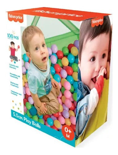 Fisher Price 5cm Balls Ideal for Ball Pits - 100 Units 0