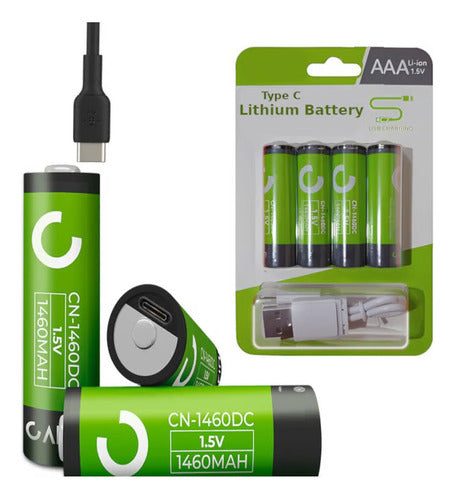 Pilas Recargables Aa Voltaje 5v 1460mah 0