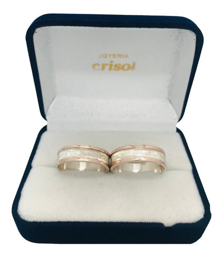 Crisol Alianzas Plata Y Oro Modelo Eternity Al4 0