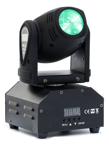 Mini Led 10w Spot Beam Moving Head Light Lyre Dmx512 Stage 0