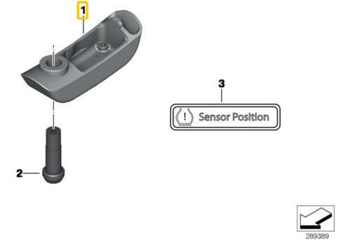 OEM Sensor Presión Aire Rueda Para Moto Bmw K71 F 800 S 1