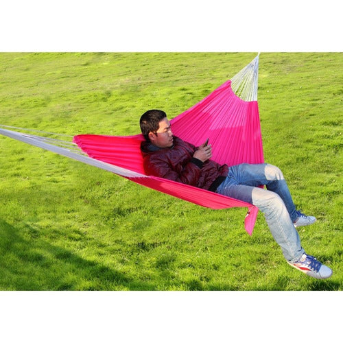 AOTO Lightweight Casual Breathable Parachute Fabric Hammock for 2 People 1