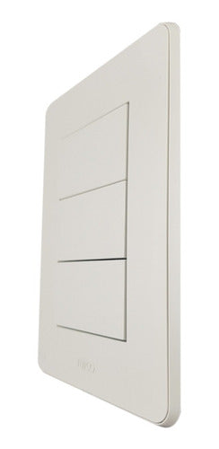 Jeluz Light Switch Mito 2 Points with White Edge 1