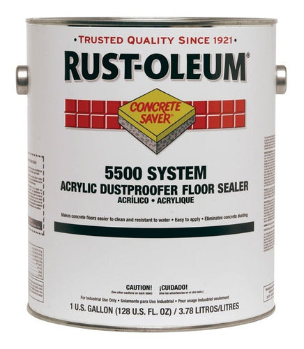 Rust Oleum 5500 Water-Based Polyurethane Sealer for Concrete Floors 0