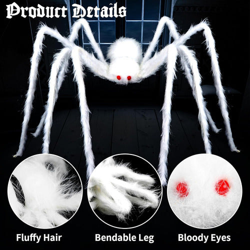 Generic Tarantula Spider 1.50 Mts Halloween Decoration Party 4