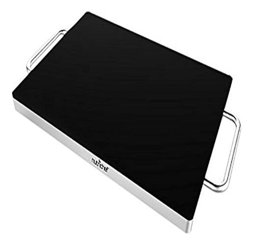 NutriChef Stainless Steel Heating Plate: Keep Your Food Hot 0