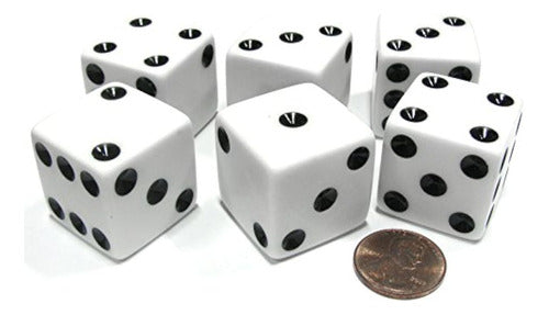 Koplow Games - Jumbo D6 6 Large Opaque Dice Set 1