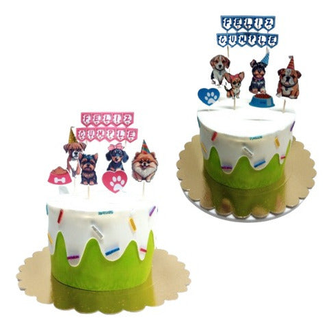 Abrasanabria Themed Cake Set - Kittens/Puppies - Villa Devoto 5