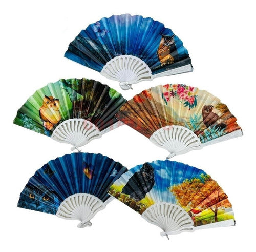 Foldable Printed Cooling Fan Fabric 0