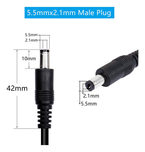 Gintooyun CC Cable Package of 2 - 0.217in x 0.083in 1