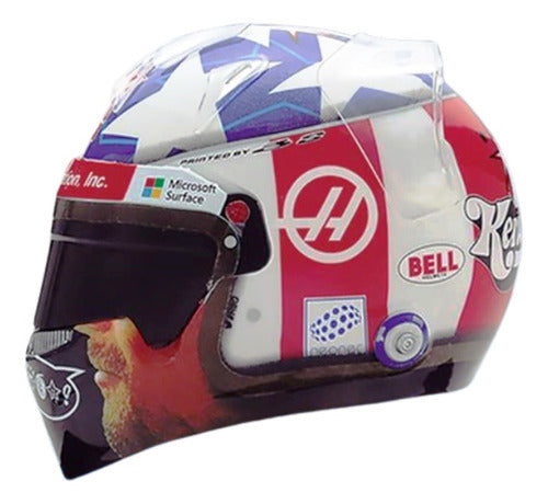 F1 Collection Racing Helmets Grand Prix N° 24 Grosjean New 0