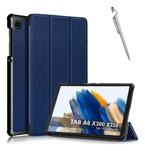 Capa Premium Para Samsung Tab A8 X200 / X205 10.5 + Pelicula 0